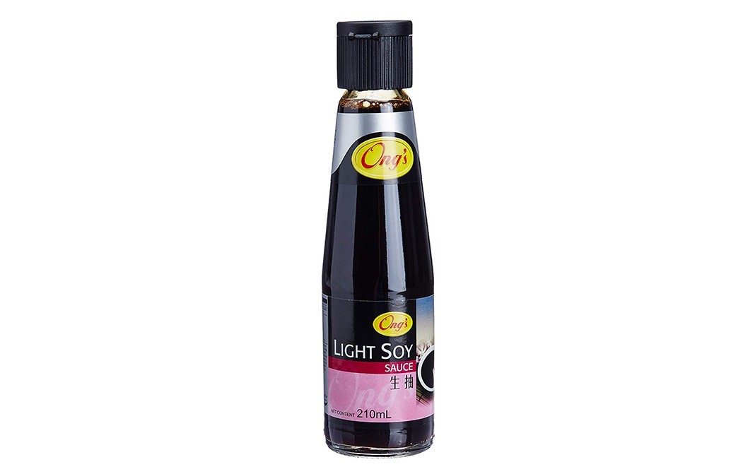 Ong's Light Soy Sauce    Plastic Bottle  210 millilitre